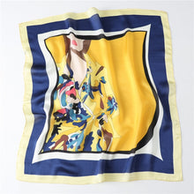 Load image into Gallery viewer, Women Silk Neck Hair Printed Scarves