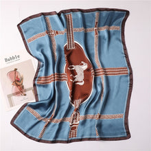 Load image into Gallery viewer, Women Silk Neck Hair Printed Scarves