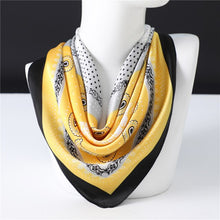 Load image into Gallery viewer, Women Silk Neck Hair Printed Scarves