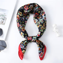 Load image into Gallery viewer, Women Silk Neck Hair Printed Scarves