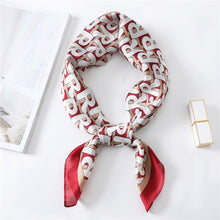 Load image into Gallery viewer, Women Silk Neck Hair Printed Scarves