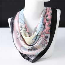 Load image into Gallery viewer, Women Silk Neck Hair Printed Scarves