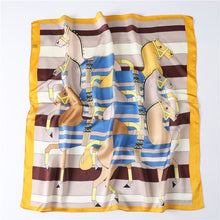 Load image into Gallery viewer, Women Silk Neck Hair Printed Scarves