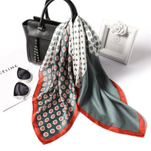 Load image into Gallery viewer, Women Silk Neck Hair Printed Scarves