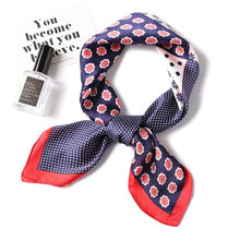Load image into Gallery viewer, Women Silk Neck Hair Printed Scarves