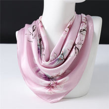 Load image into Gallery viewer, Women Silk Neck Hair Printed Scarves