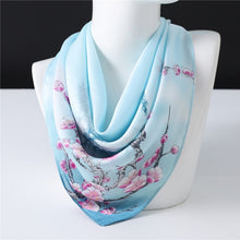 Load image into Gallery viewer, Women Silk Neck Hair Printed Scarves