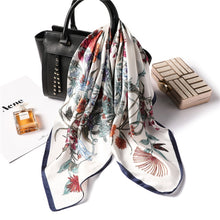 Load image into Gallery viewer, Women Silk Neck Hair Printed Scarves